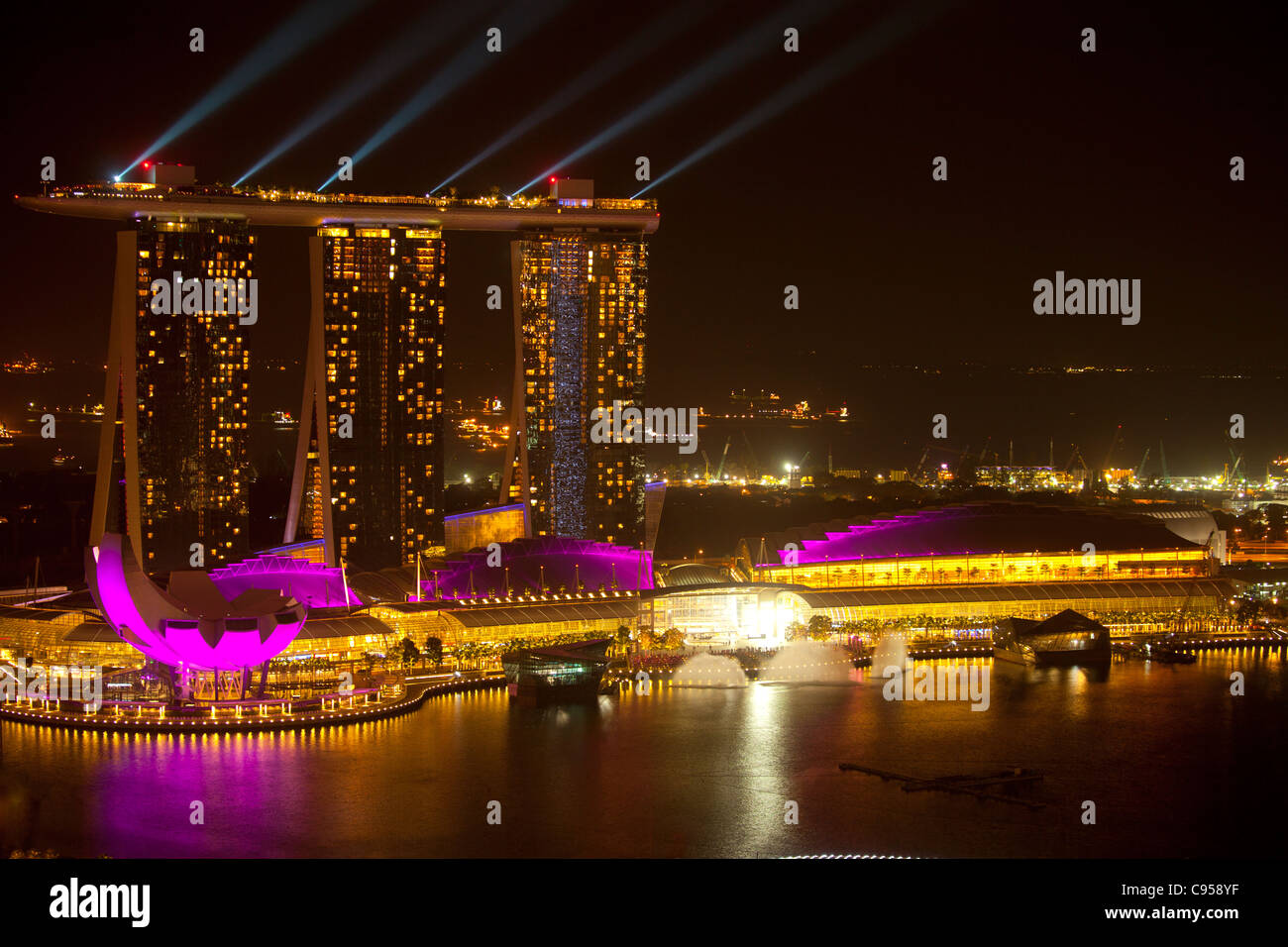 SSands Hotel Marina Bay, Singapur Stockfoto