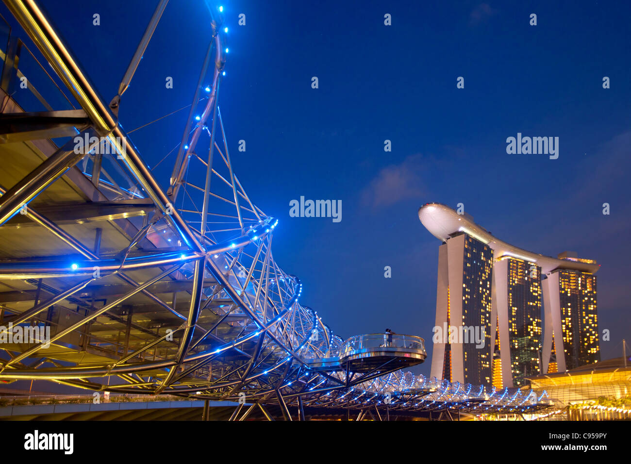 SSands Hotel Marina Bay, Singapur Stockfoto