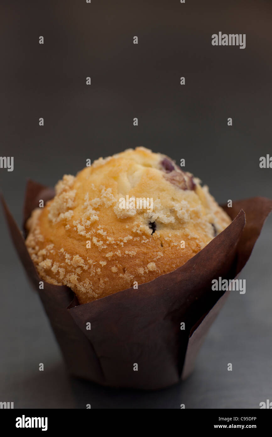 Blueberry Muffin Bäckerei Kuchen Snack zu behandeln Stockfoto