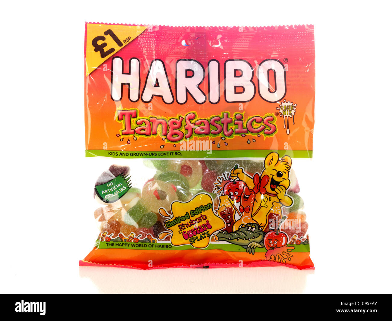 Haribo Tangfastics Brause Bonbons Stockfoto