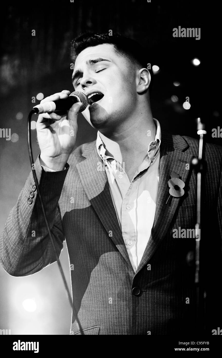 BGT Finalist, Shaun Smith, die live in London Stockfoto