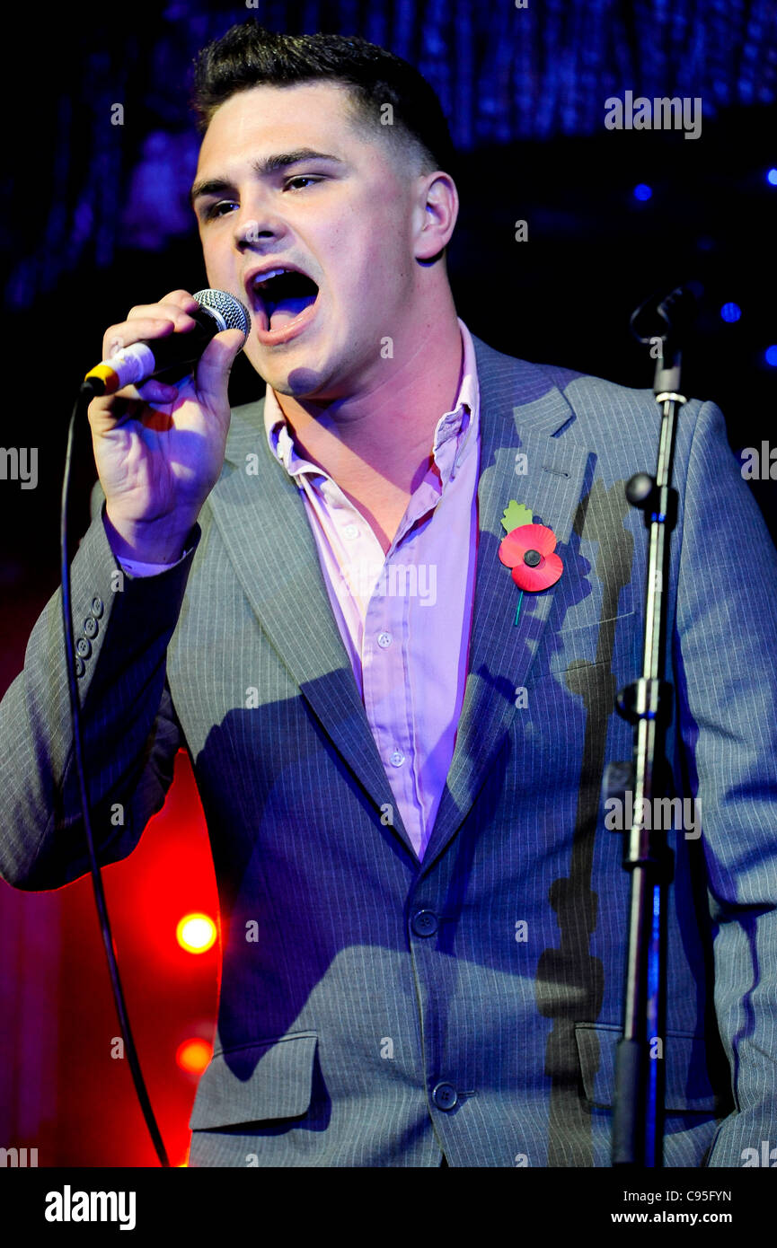 BGT Finalist, Shaun Smith, die live in London Stockfoto