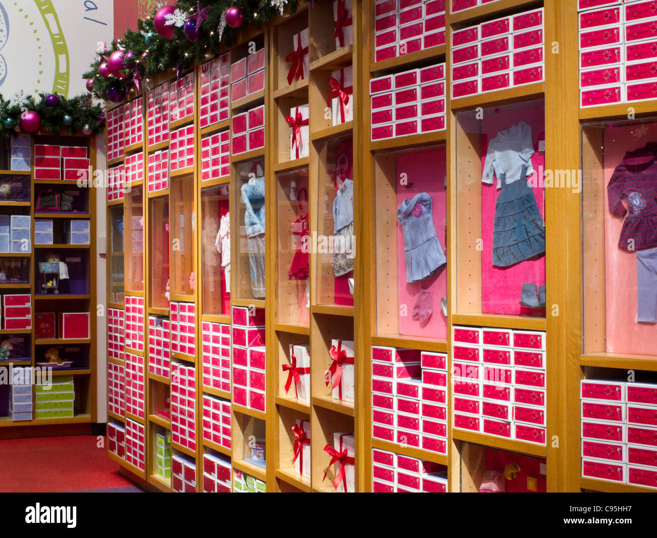American Girl Place Store Interieur, Fifth Avenue, New York Stockfoto