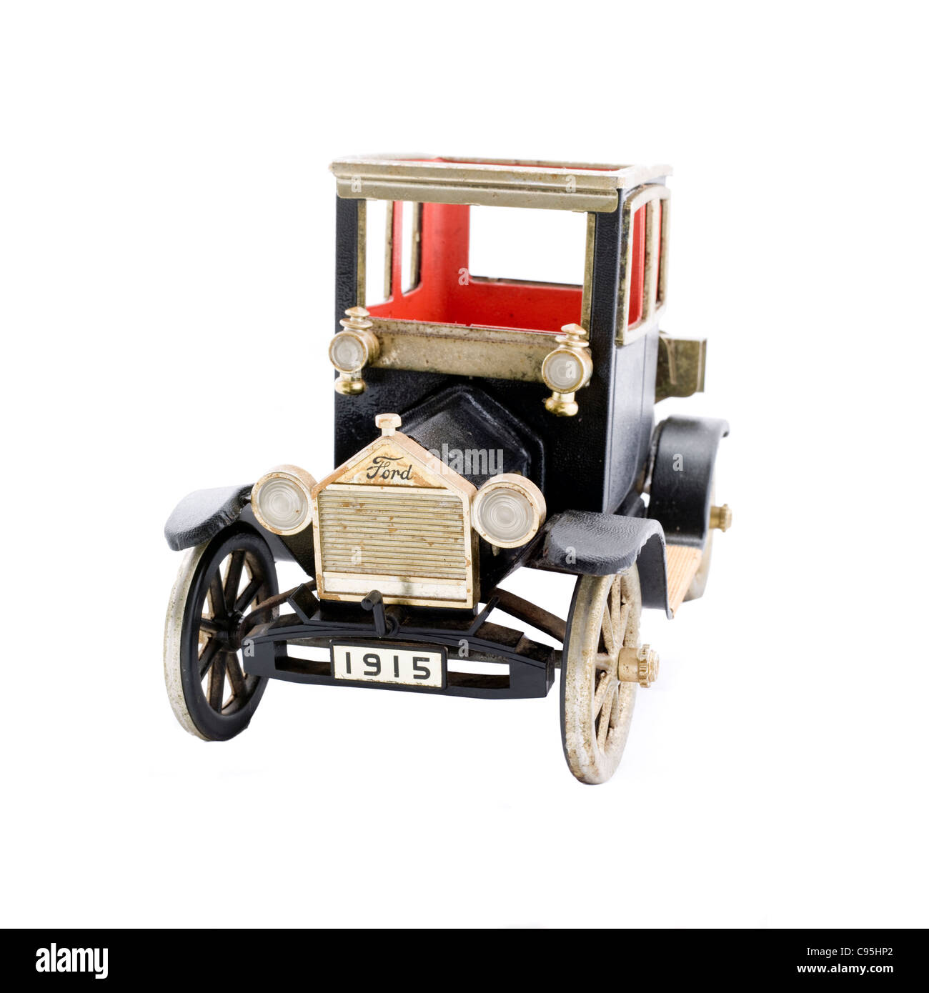 Replik von 1915 Model T Ford Auto-Vorderansicht Stockfoto