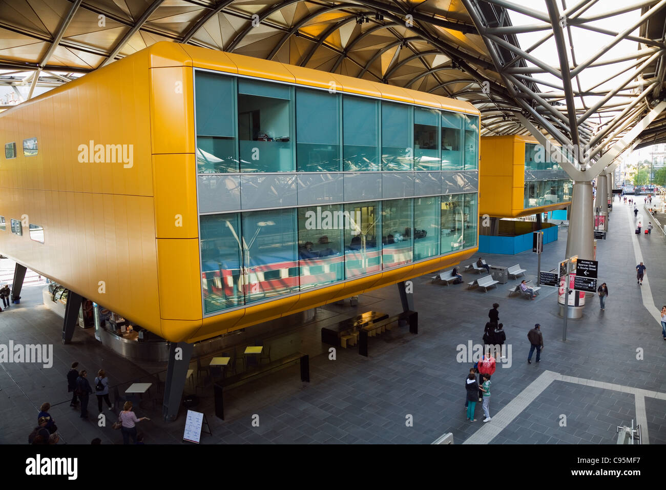 Southern Cross Station in Melbourne, Victoria, Australien Stockfoto