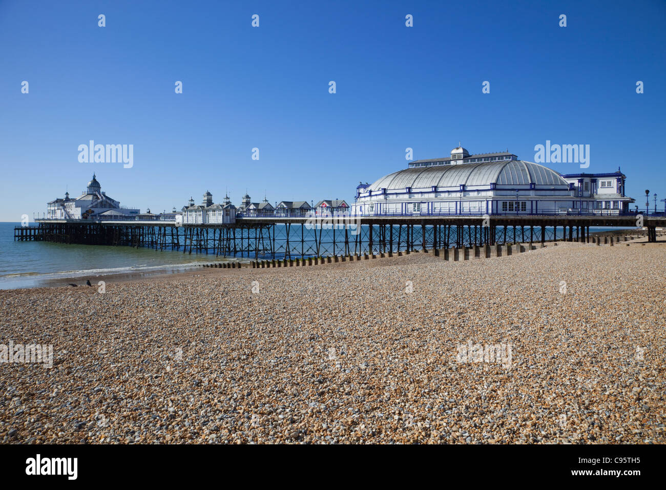 England, East Sussex, Eastbourne, Brighton Pier Stockfoto