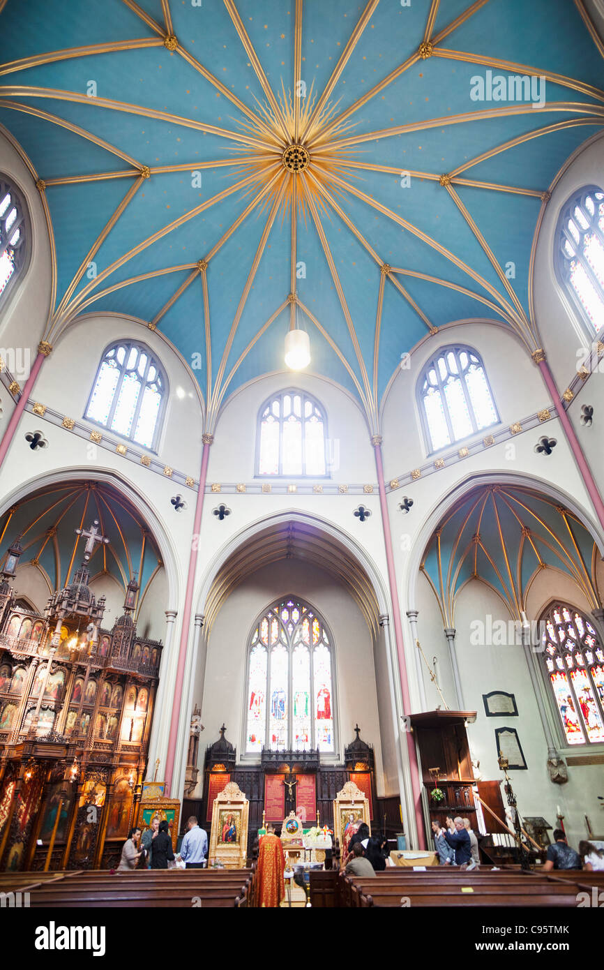 England, London, Fleet Street, St.Dunstan im Westen Kirche Stockfoto