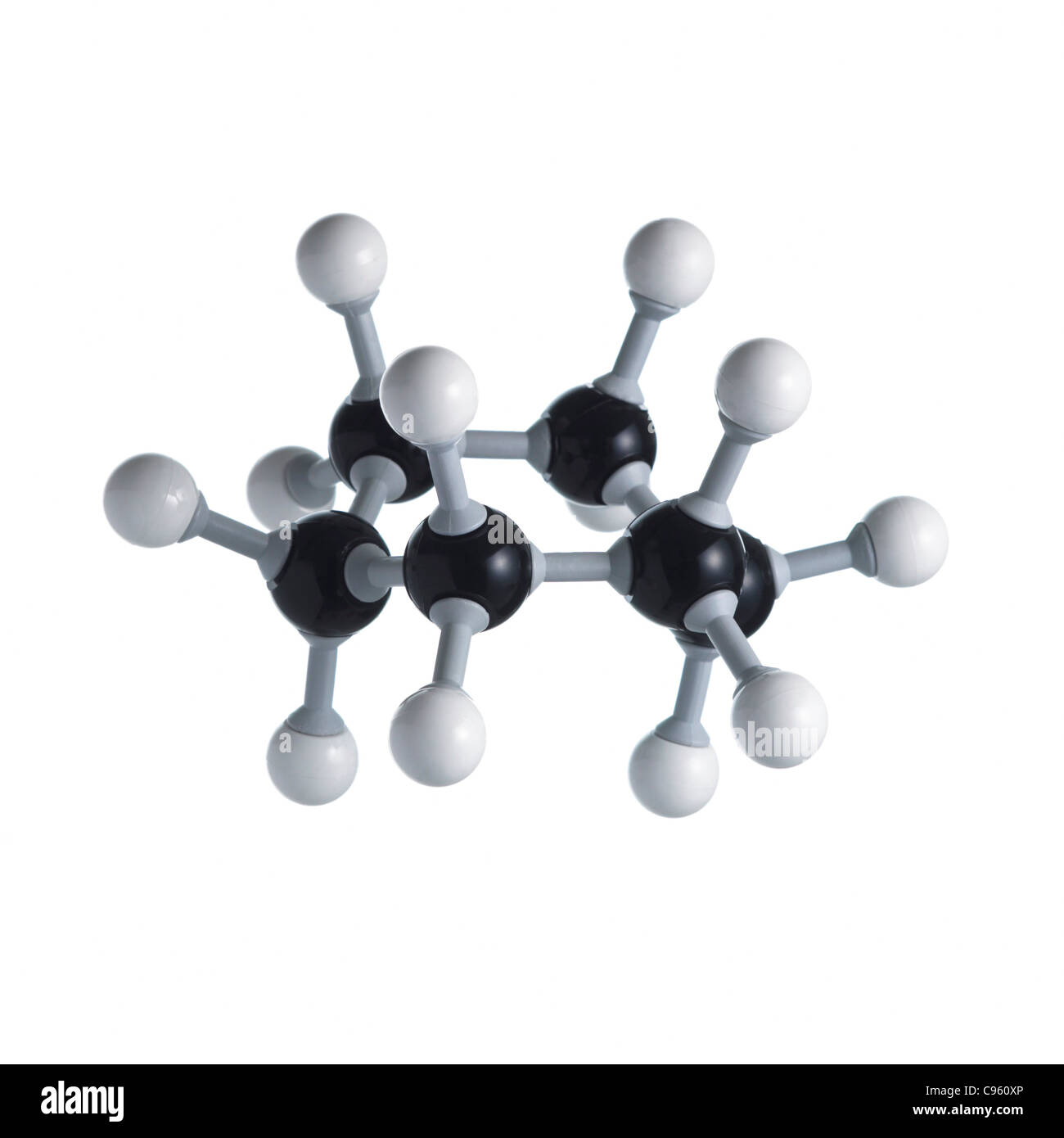Cyclohexan-Molekül Stockfoto
