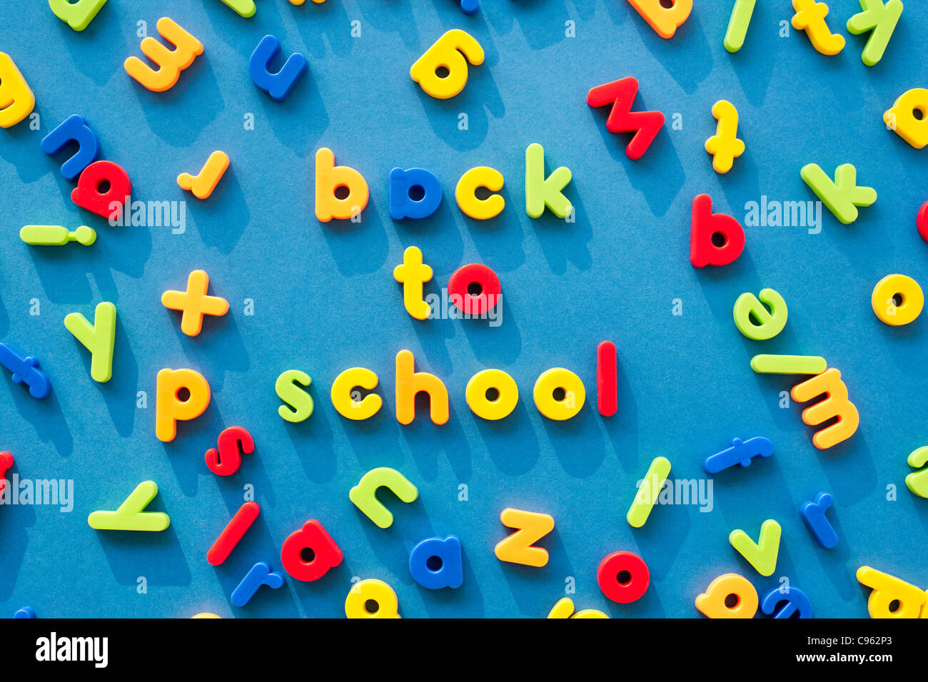 Zurück zur Schule. Stockfoto