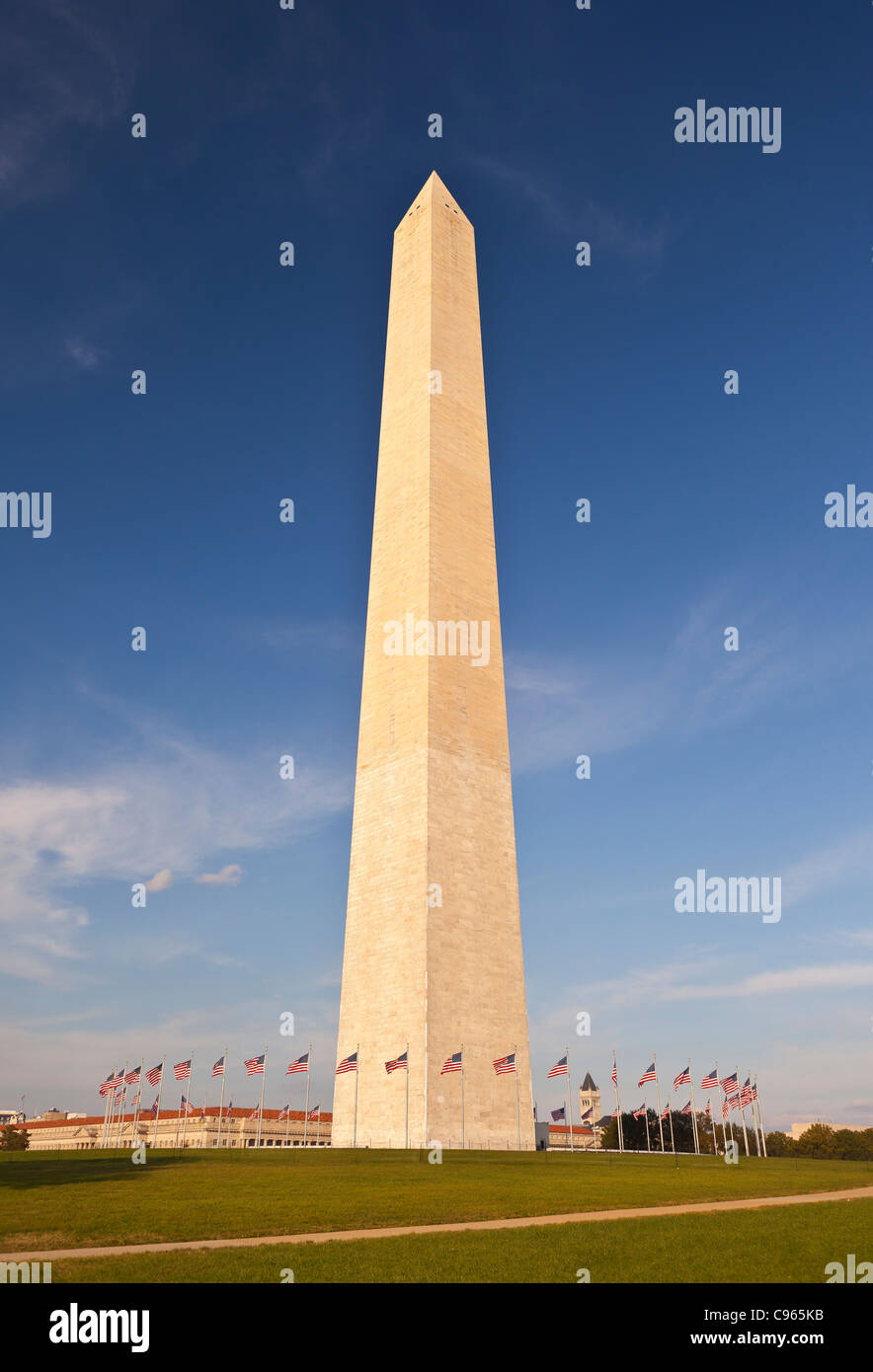 WASHINGTON, DC USA - Washington Monument. Stockfoto