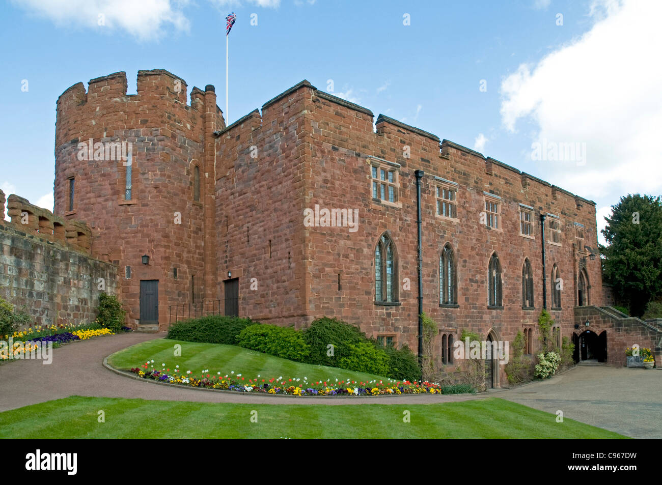 Burg von Shrewsbury, Shropshire Stockfoto