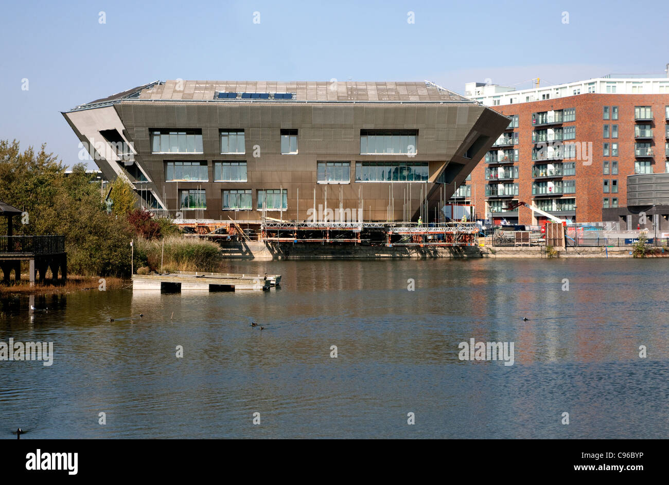 Neue Bibliothek bei Canada Water, London Southwark Rat von den Architekten CZWG Stockfoto