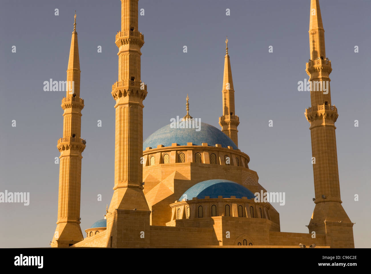 Muhammad Al-Amin Moschee, Downtown, Beirut, Libanon. Stockfoto