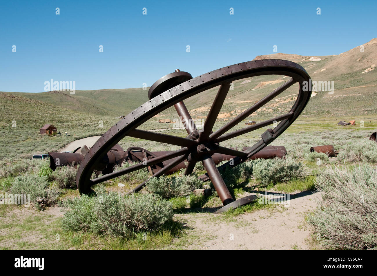 Goldbergbau Geisterstadt Bodie, östliche Sierra, Kalifornien, USA. Foto Copyright Lee Foster. Foto # california121072 Stockfoto