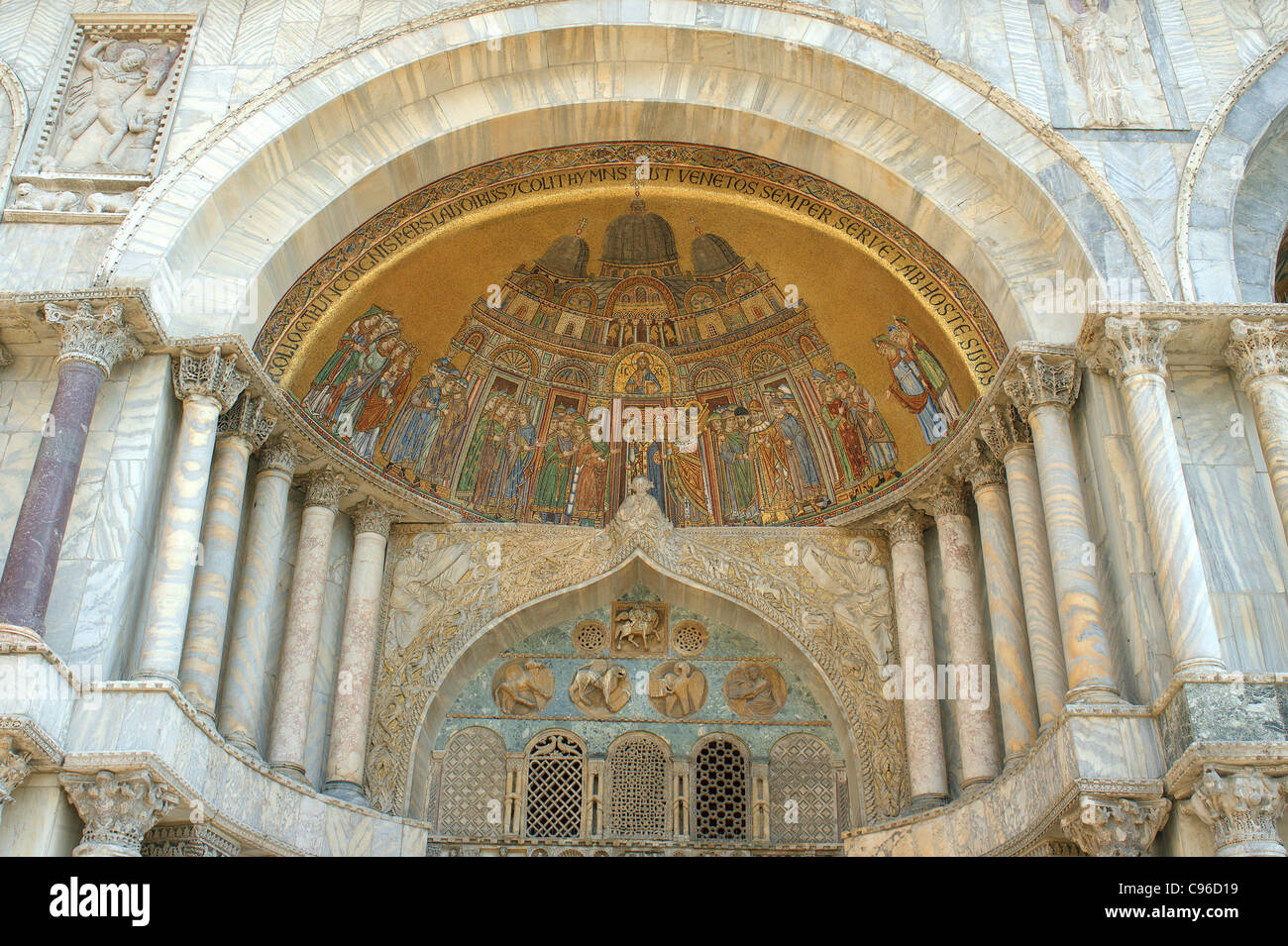 Basilica di San Marco Venedig Stockfoto