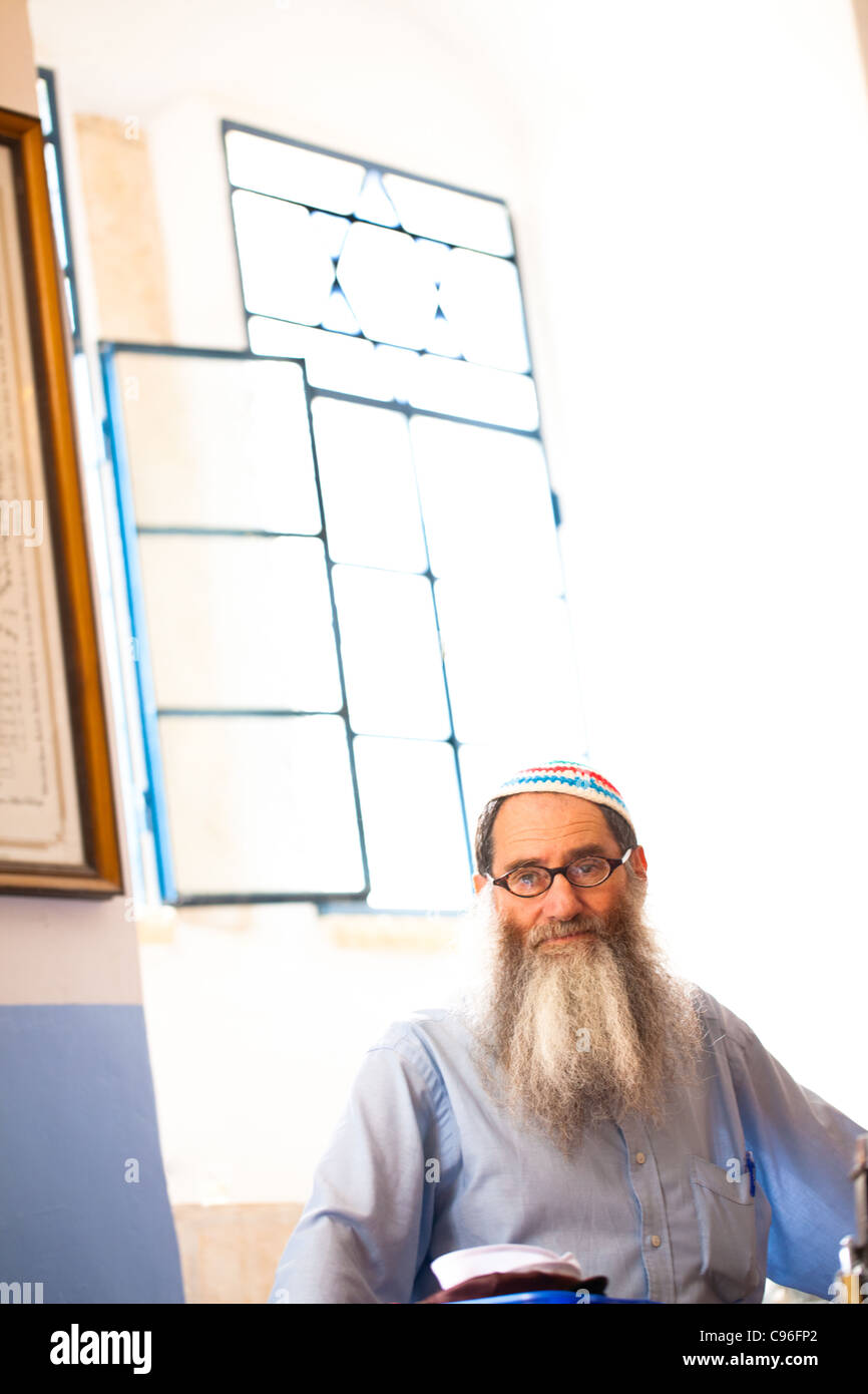 Rabbi Ari Ashkenazi Synagoge, Safed, Israel Stockfotografie Alamy