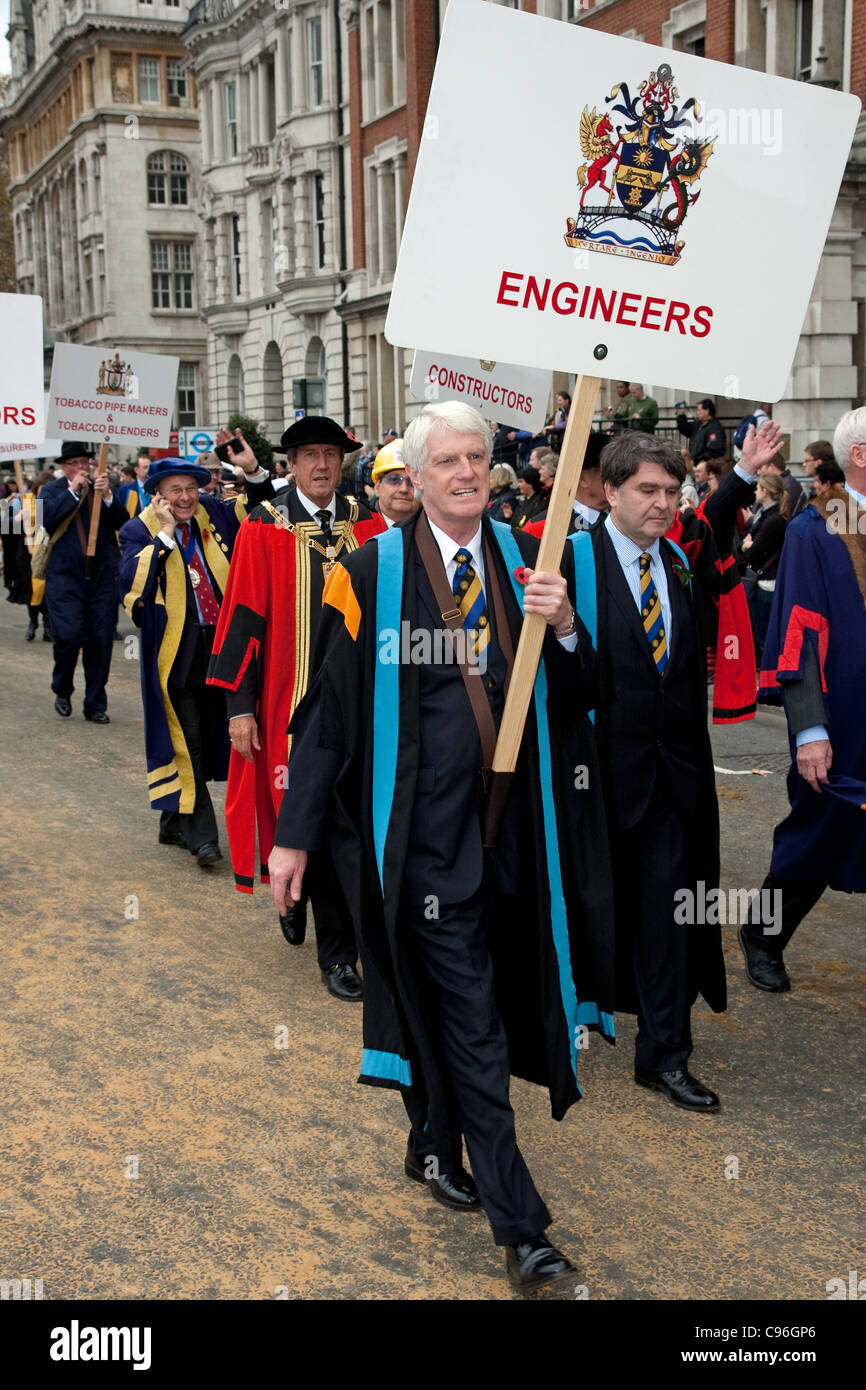 Bürgermeister der City of London Lord Bürgermeisters show parade Stockfoto