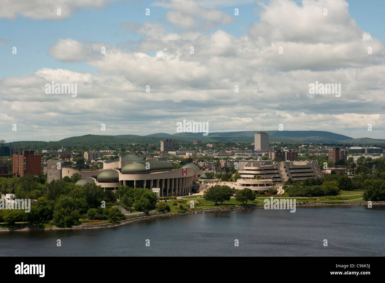 Canadian Museum of Civilization, Rumpf, Quebec, Kanada Stockfoto