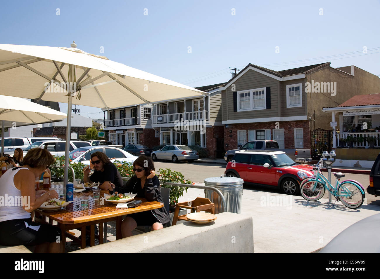 Bear Flag Co. Fischrestaurant in Newport Beach - CA Stockfoto