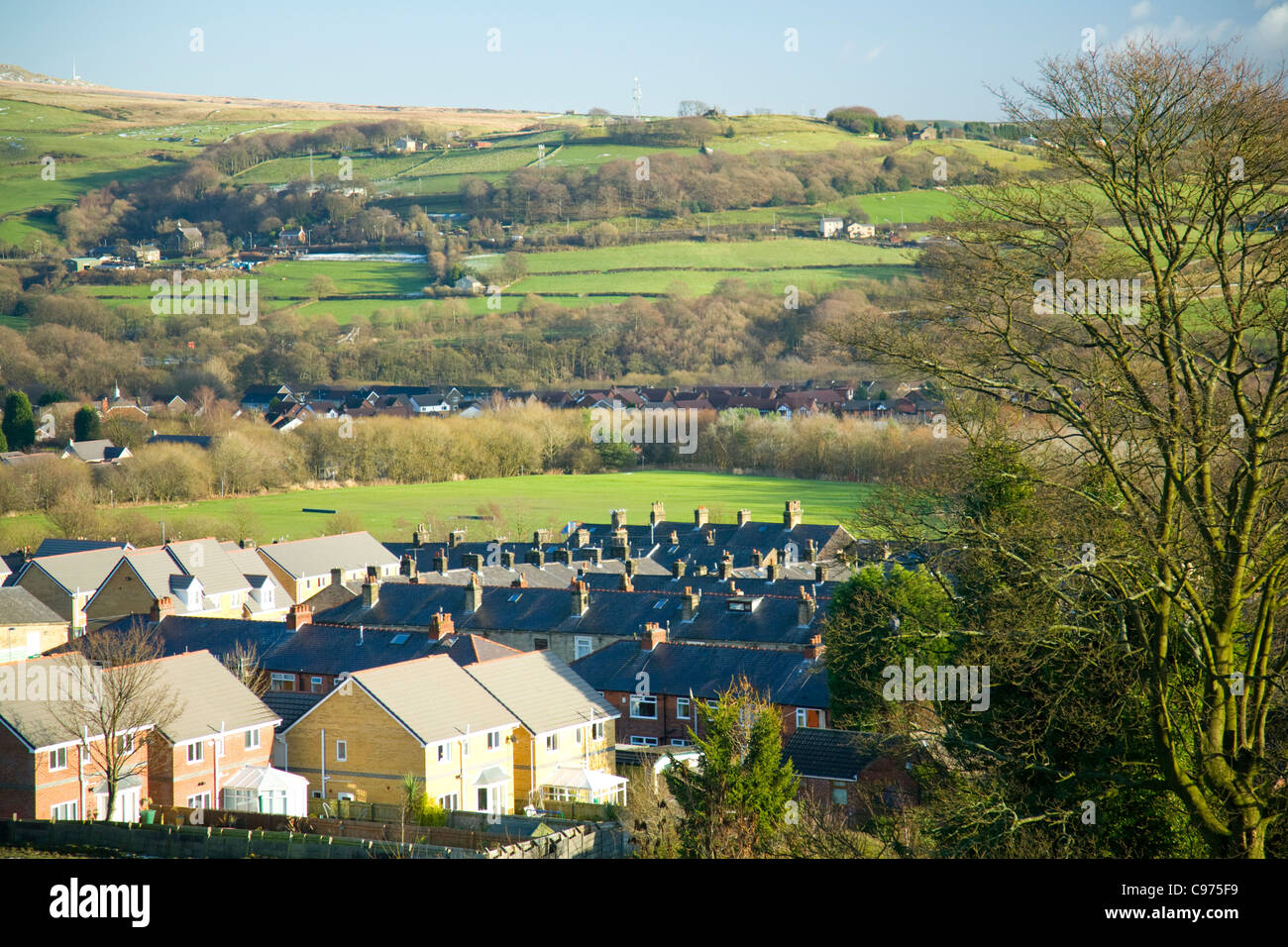 West pennine Hills, Mooren in der Nähe von ramsbottom in lancashire, england Stockfoto