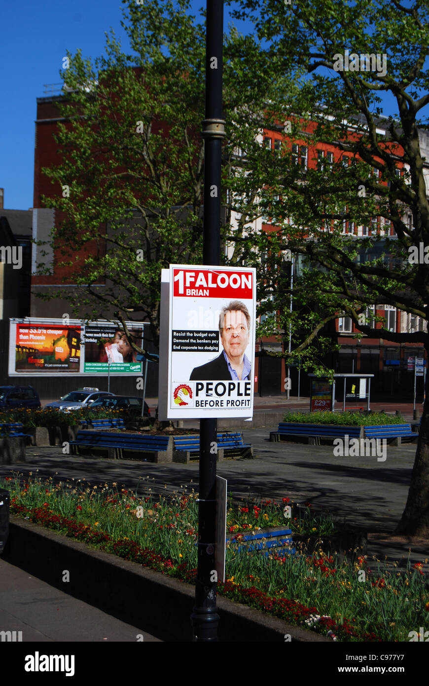 Brian Faloon Menschen vor den Gewinn Nummer 2995 Stockfoto