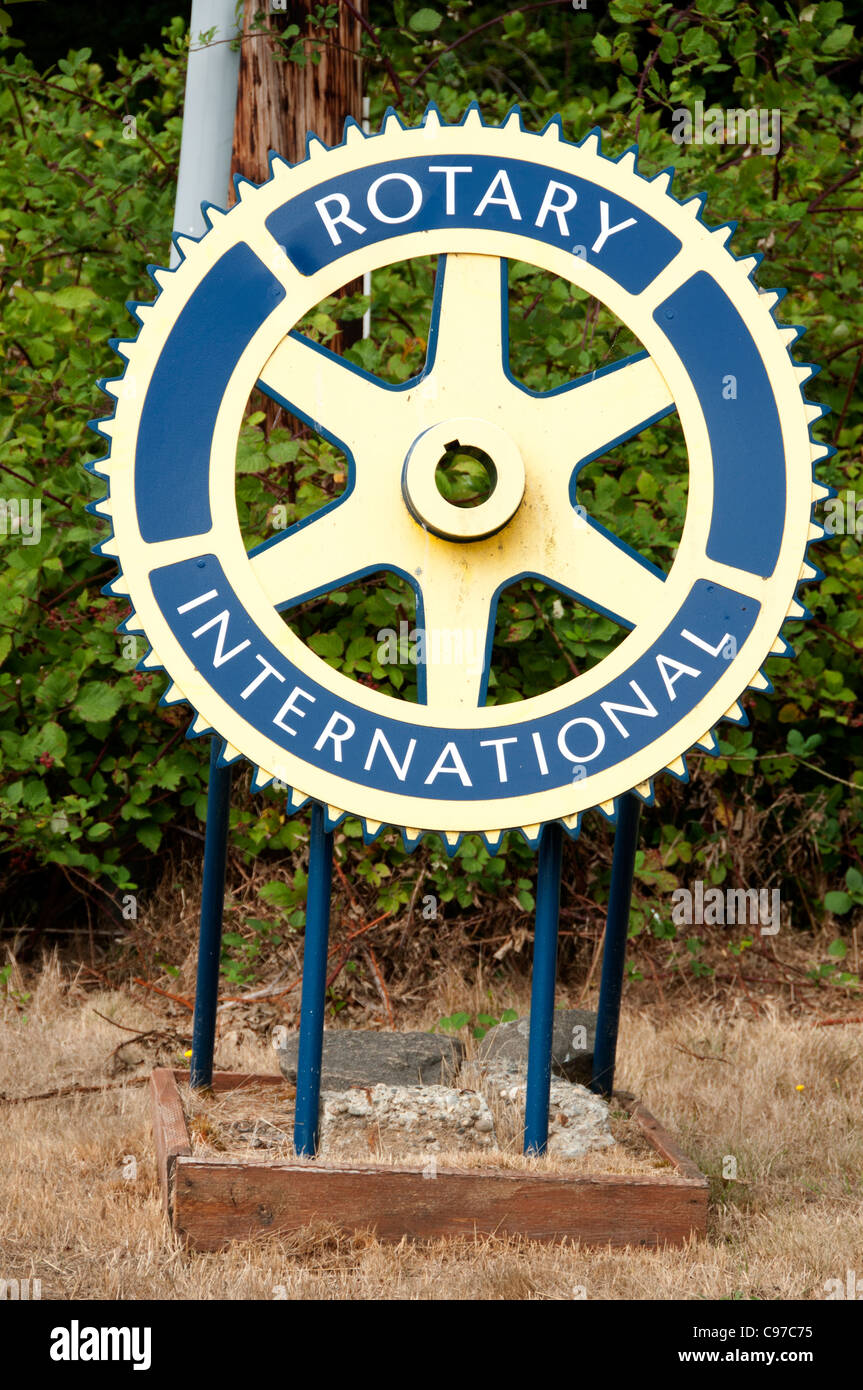 Rotary Club internationale Vereinigte Staaten von Amerika amerikanische USA Stockfoto