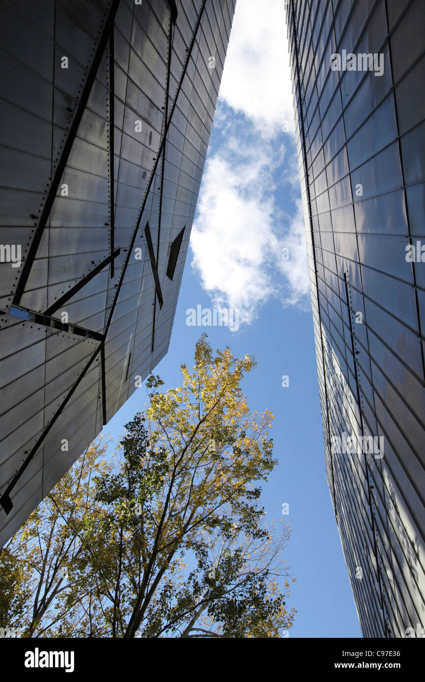 Jüdisches Museum Berlin, entworfen von Daniel Libeskind, Berlin, Deutschland Stockfoto