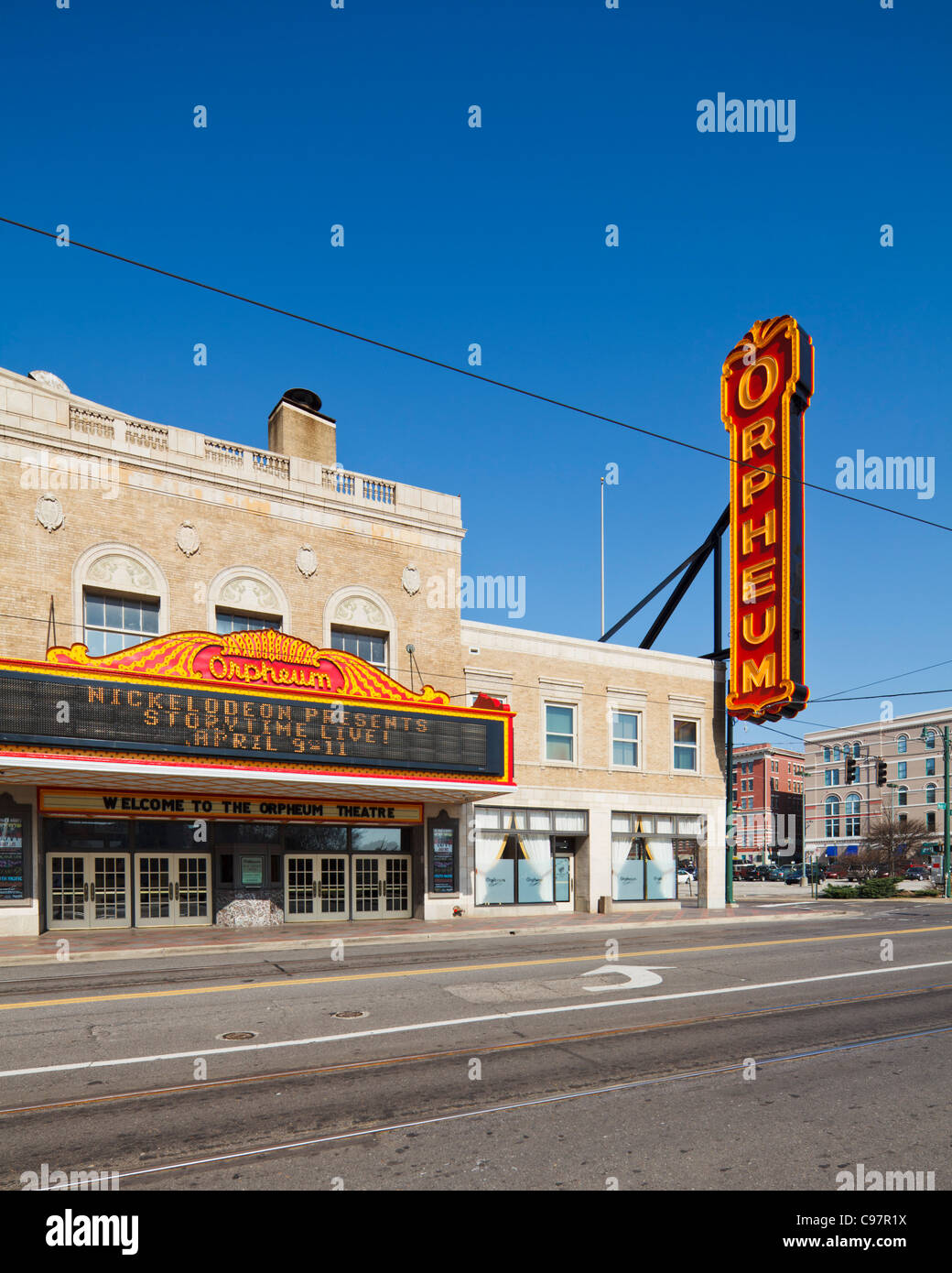 Orpheum Theater-Memphis Stockfoto