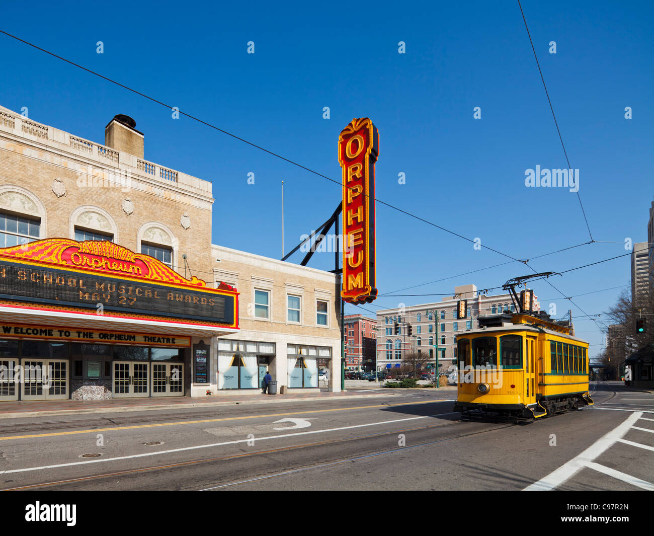 Orpheum Theater-Memphis Stockfoto