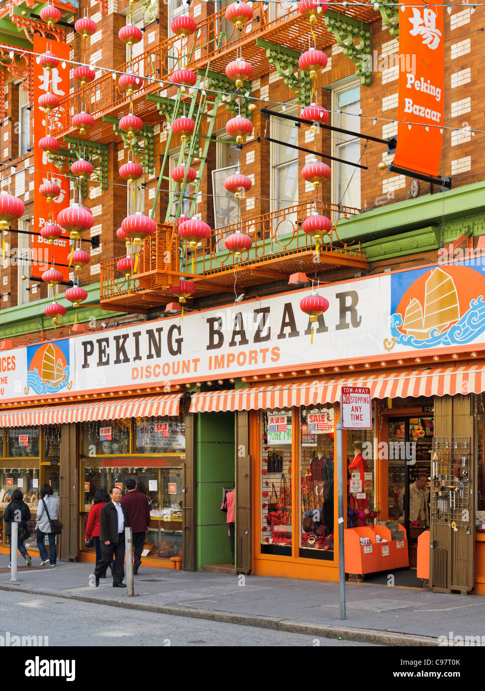 Peking-Basar, Grant Avenue, San Francisco Stockfoto