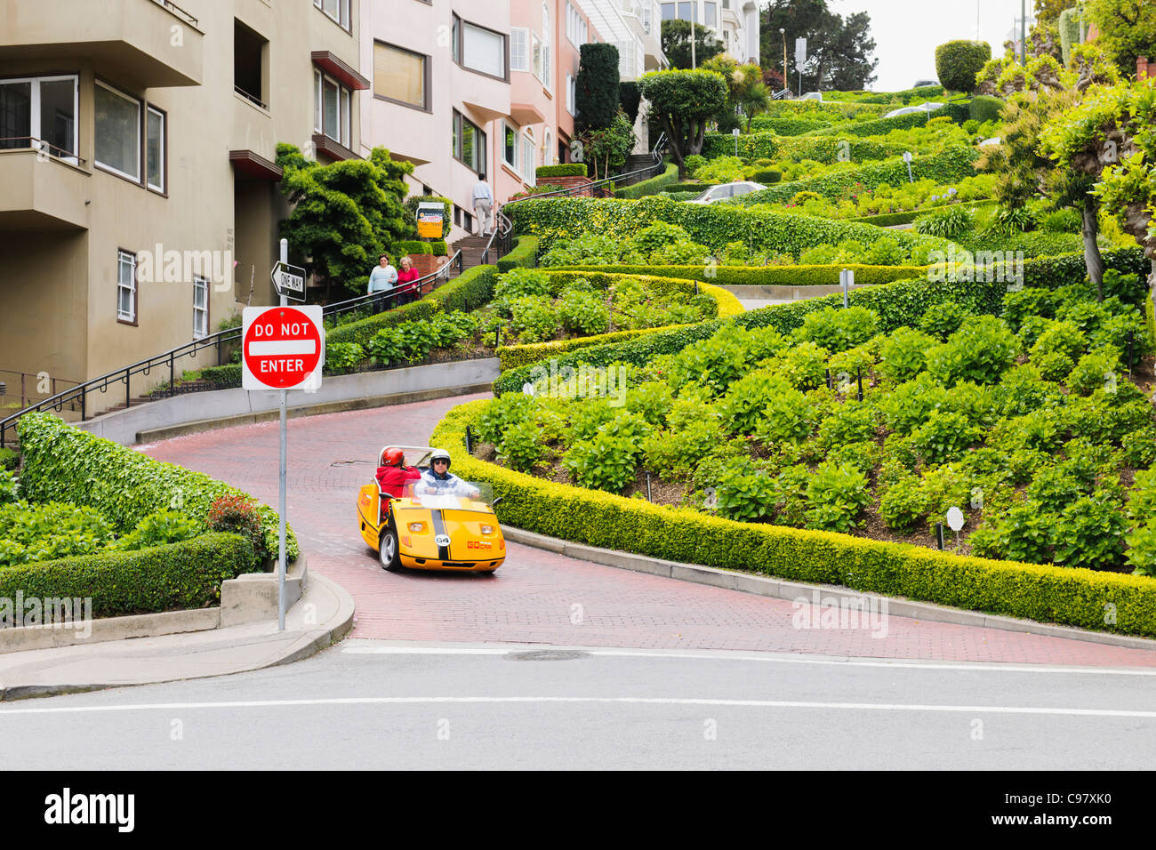 Lombard Street, San Francisco Stockfoto