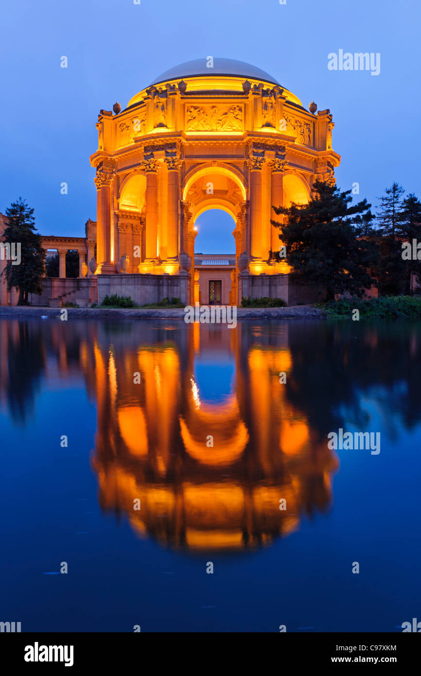 Palace of Fine Arts, San Francisco Stockfoto