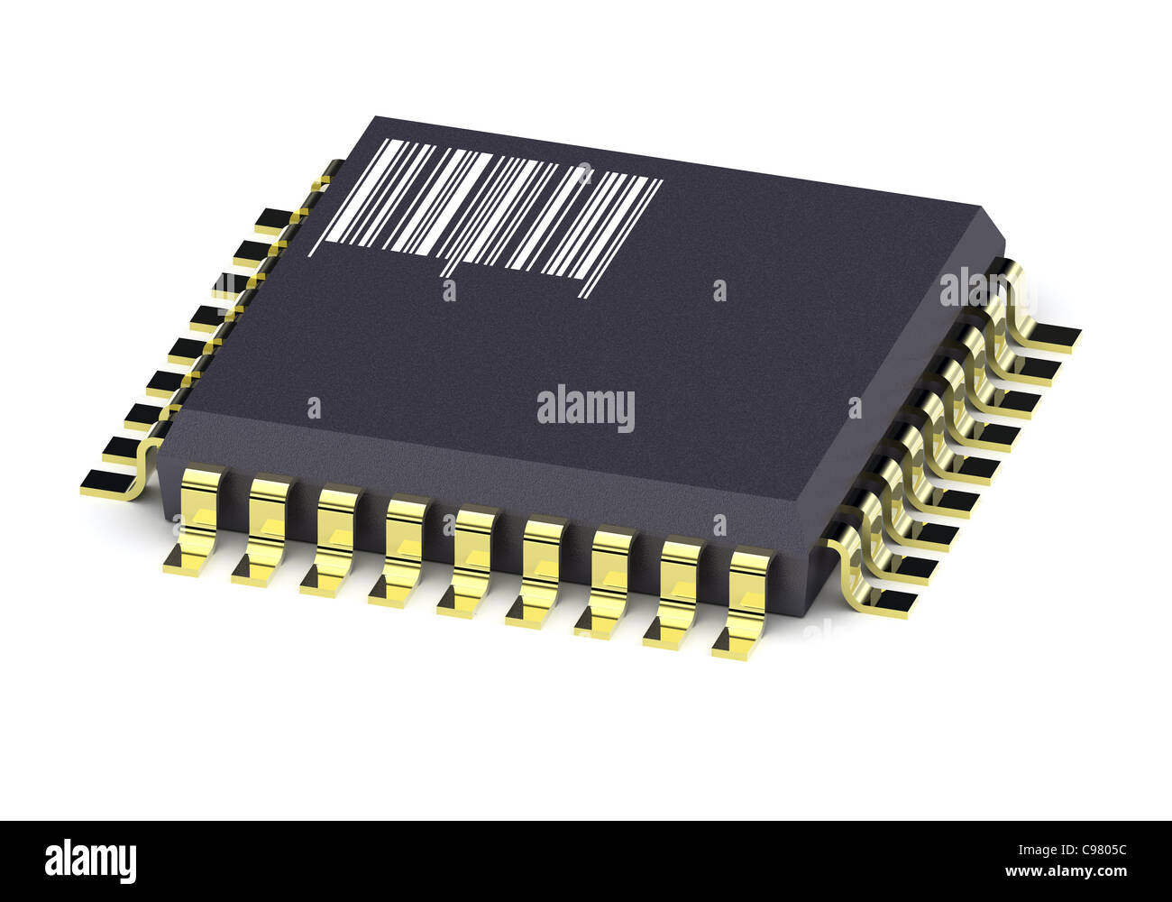 IC-Schaltung-Mikro-chip Stockfoto