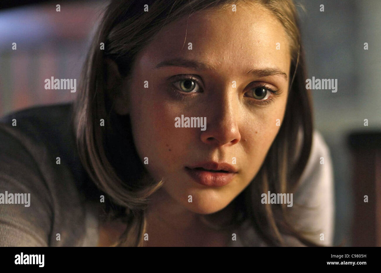 Haus 2010 Elle Driver/Tazora Stummfilme Film mit Elizabeth Olsen. Foto wird Hart Stockfoto