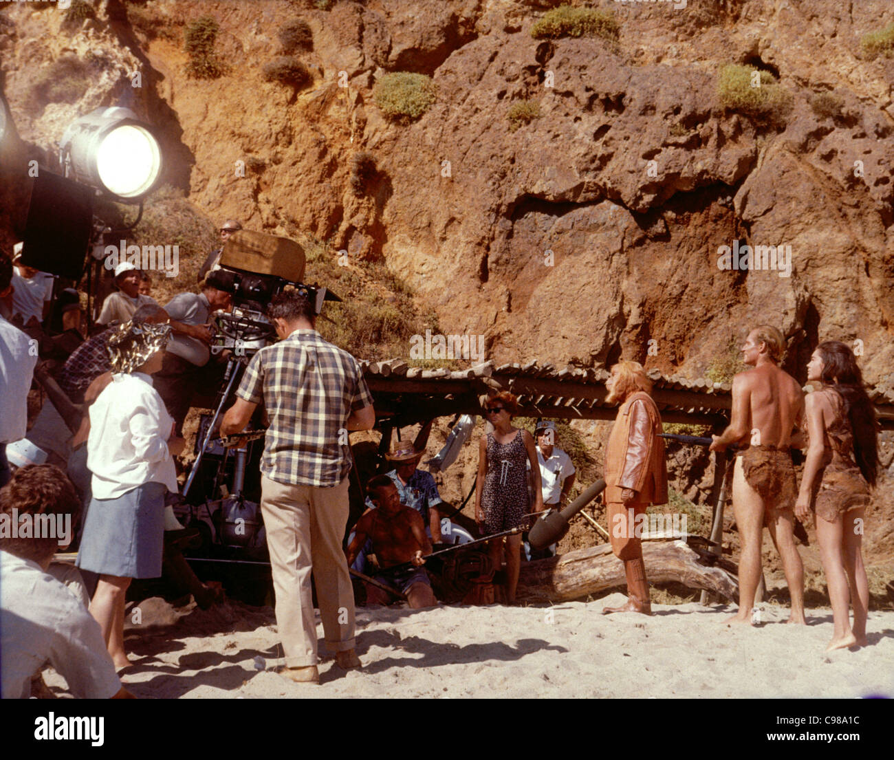 Planet der Affen Jahr: 1968 - USA Charlton Heston, Linda Harrison, Maurice Evans Regisseur: Franklin J. Schaffner schießen Bild Stockfoto