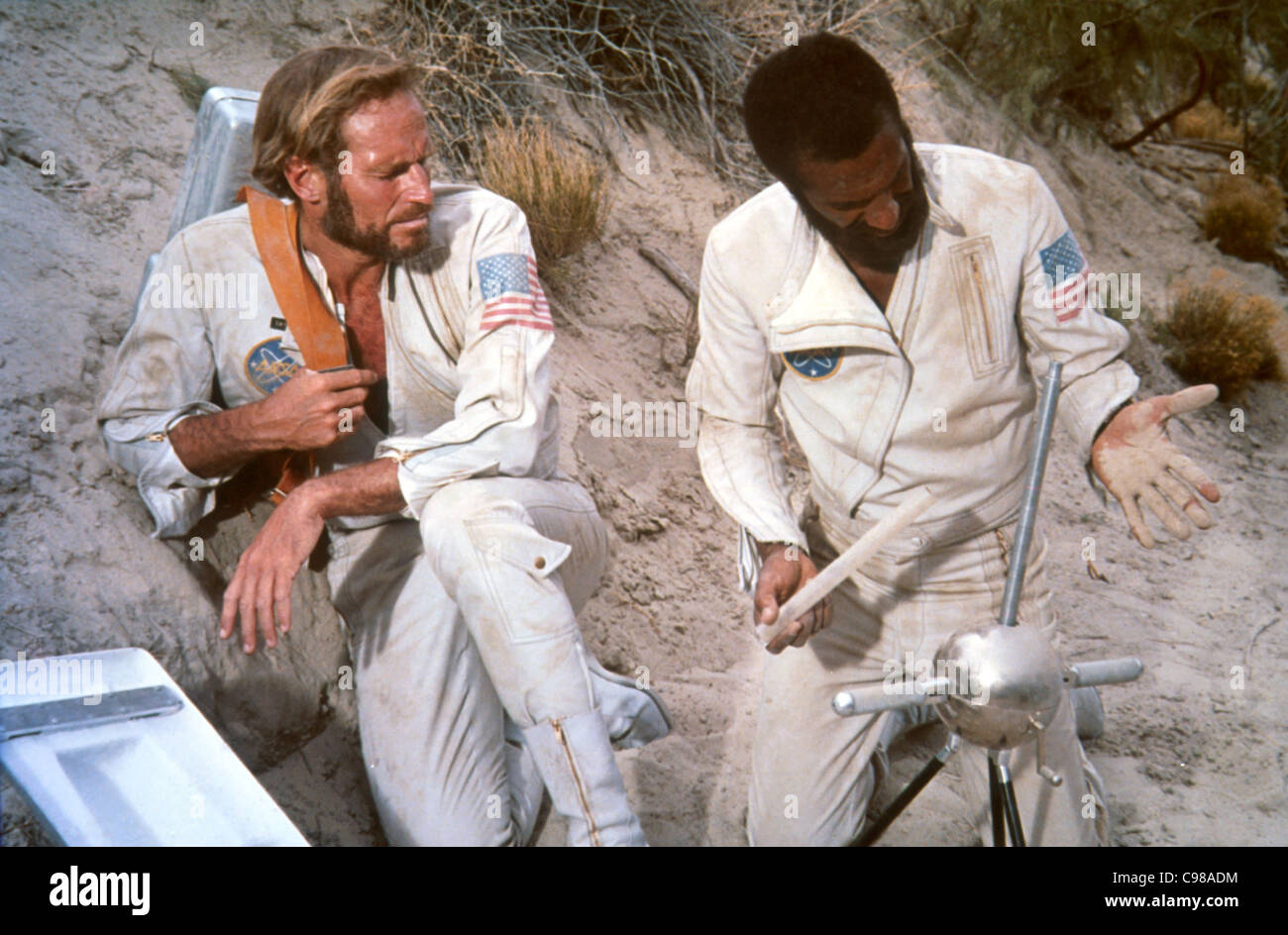 Planet der Affen Jahr: 1968 - USA Charlton Heston, Jeff Burton Regisseur: Franklin J. Schaffner Stockfoto