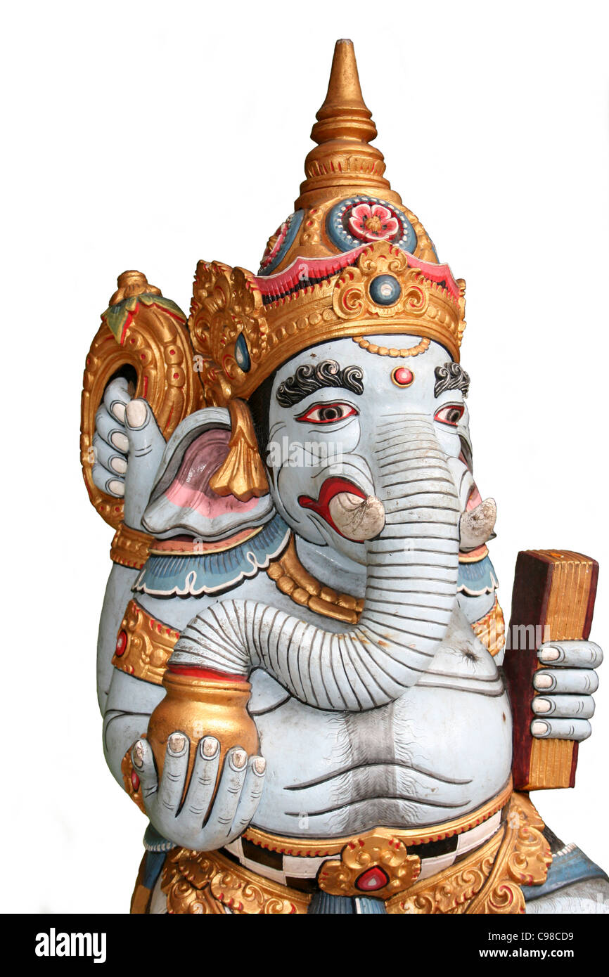 Ausschnitt in der hinduistischen Elefanten Gott Ganesh Stockfoto