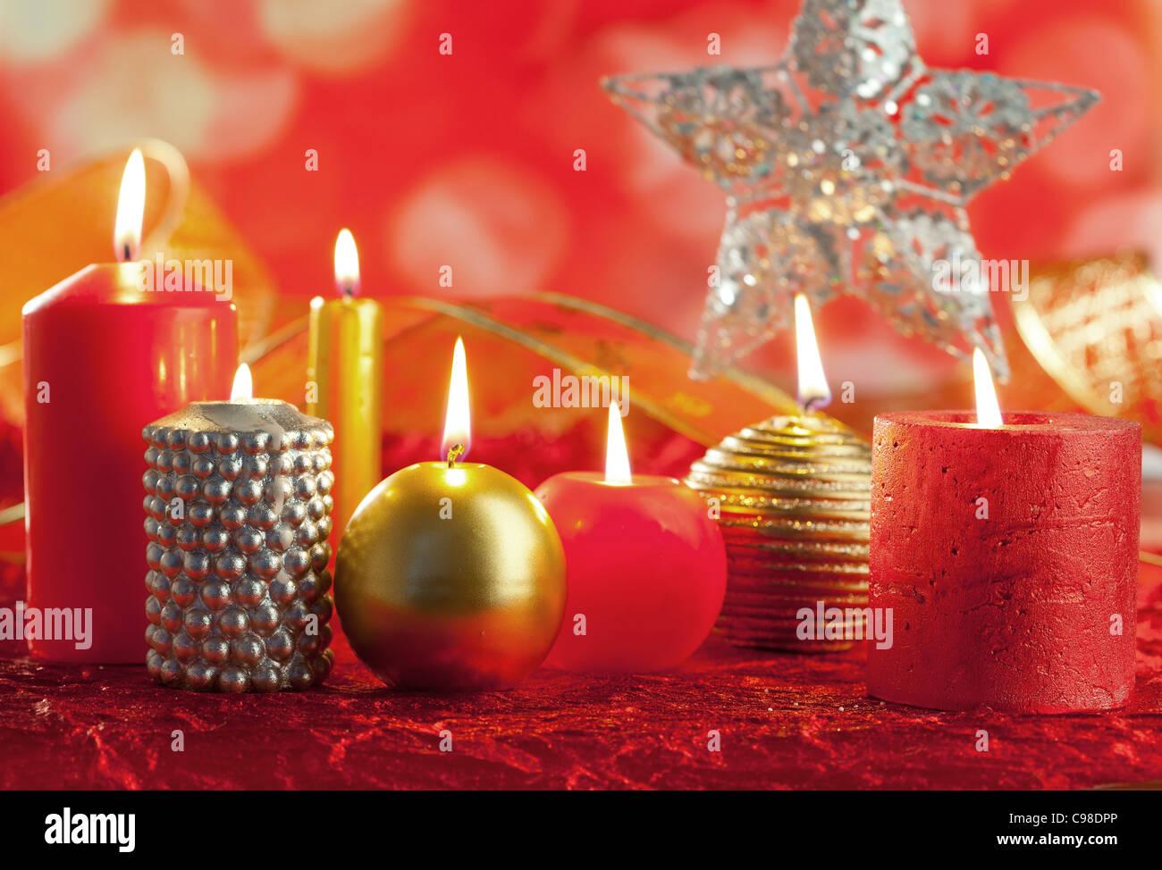 schöne Weihnachten Hintergrund Stockfoto