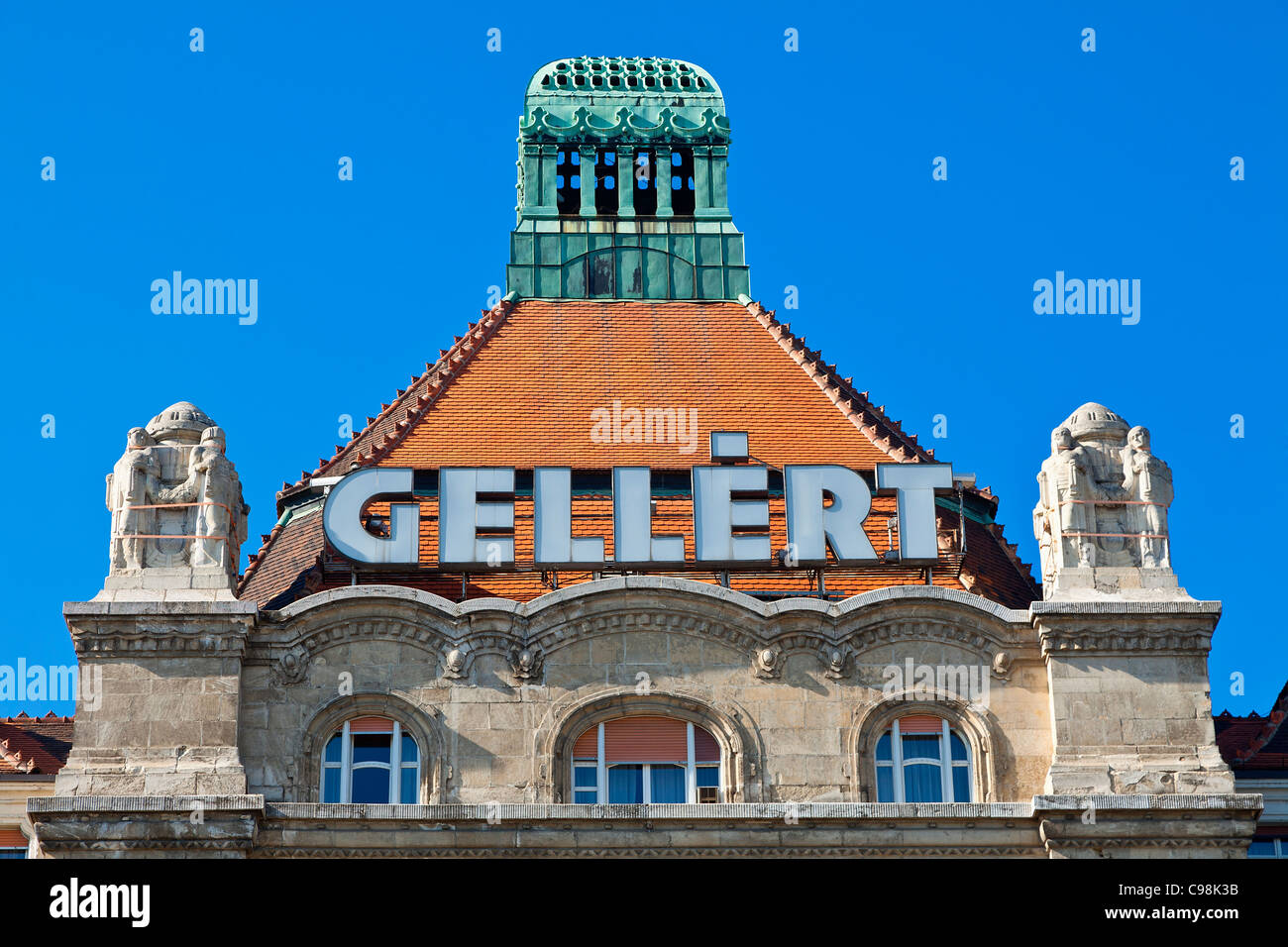 Hotel Gellert Budapest Stockfoto
