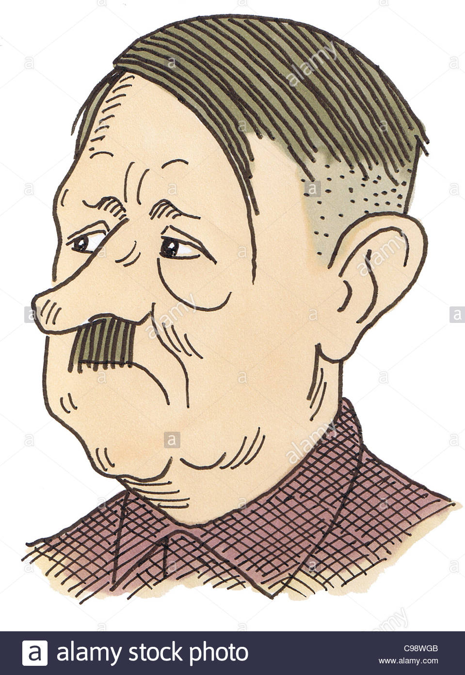 Adolf Hitler Cartoon Stockfotos & Adolf Hitler Cartoon Bilder - Alamy