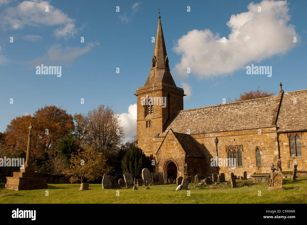St. Botolph Kirche, Farnborough, Warwickshire, England, Vereinigtes Königreich Stockfoto