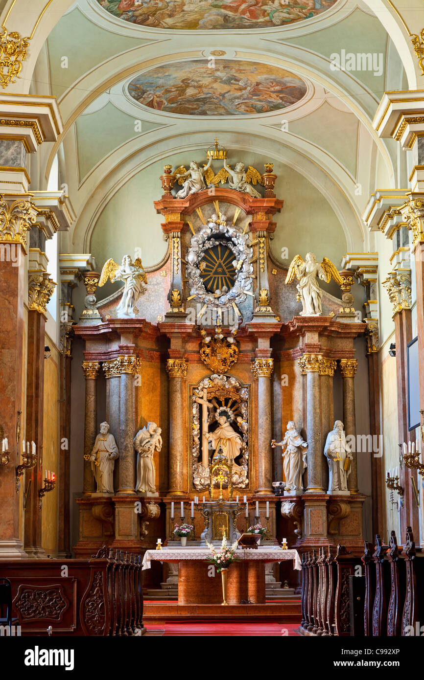 Budapest, Franziskaner Kirche von Pest Stockfoto