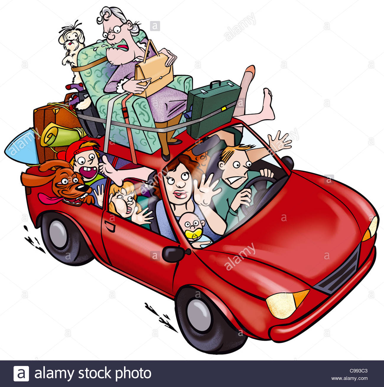 Fully Packed Car Stockfotos & Fully Packed Car Bilder Alamy