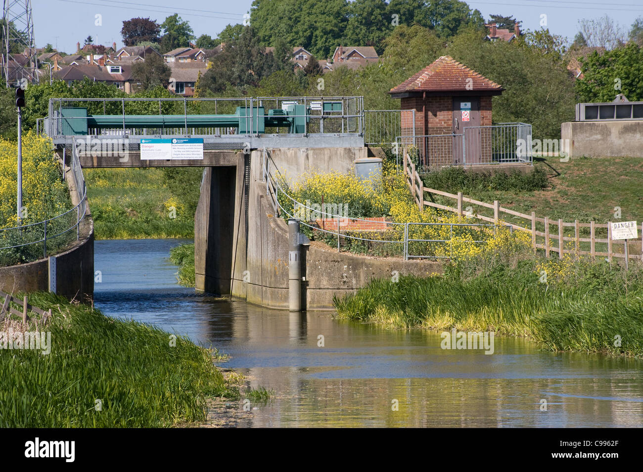 Fluss Nene Northampton Stockfoto