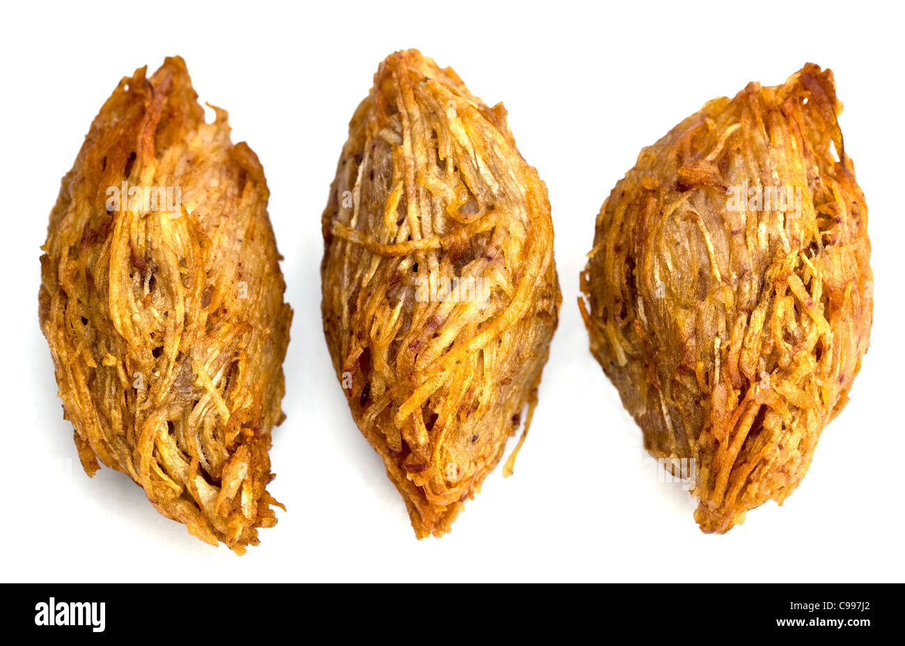 Fried Birds Nest Snack auf dem Donghuamen Nachtmarkt in Peking China - ein Beispiel für die seltsamen oder seltsamen Speisen, die von Menschen auf der ganzen Welt gegessen werden Stockfoto