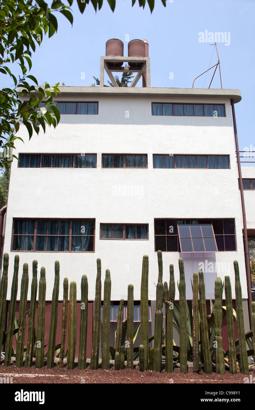 Diegos Haus - Museo Casa Estudio Diego Rivera y Frida Kahlo - Mexiko-Stadt Mexiko Stockfoto
