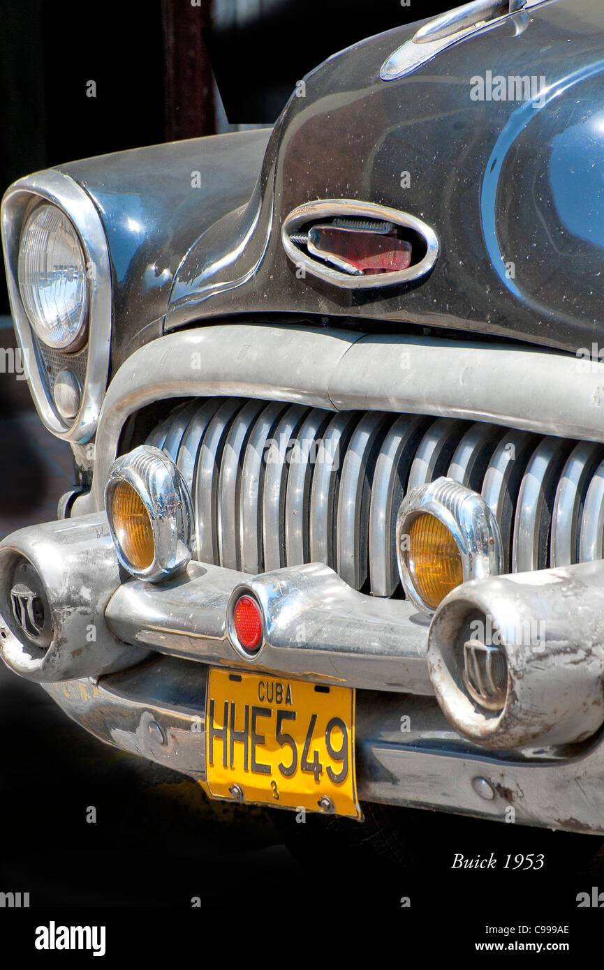 Klassische amerikanische Buick 1953 Havanna Kuba Stockfoto