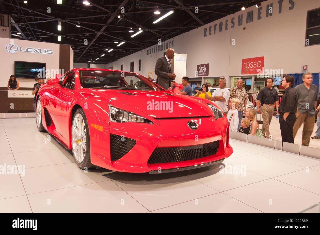 Der Orange County International Auto Show. Stockfoto