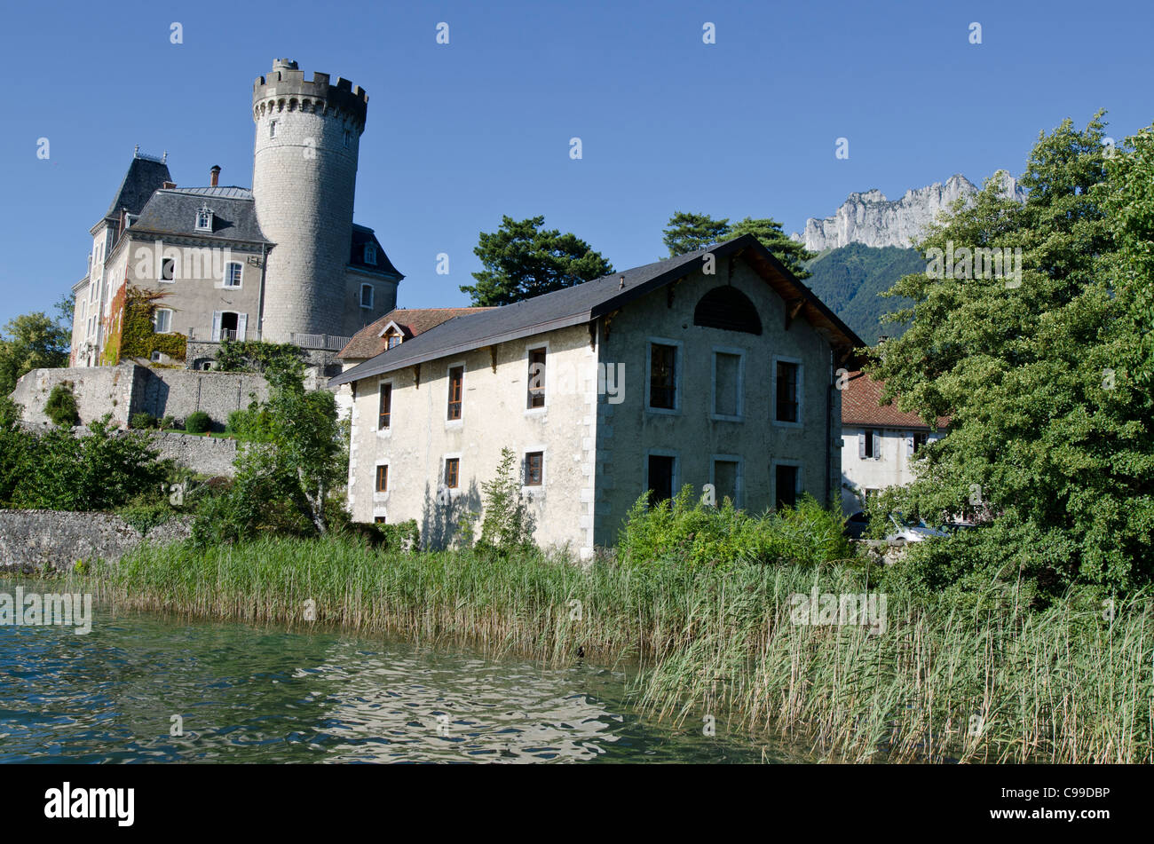 Chateau de Ruffy Duingt Haute Savoie Süd Ost Frankreich Stockfoto