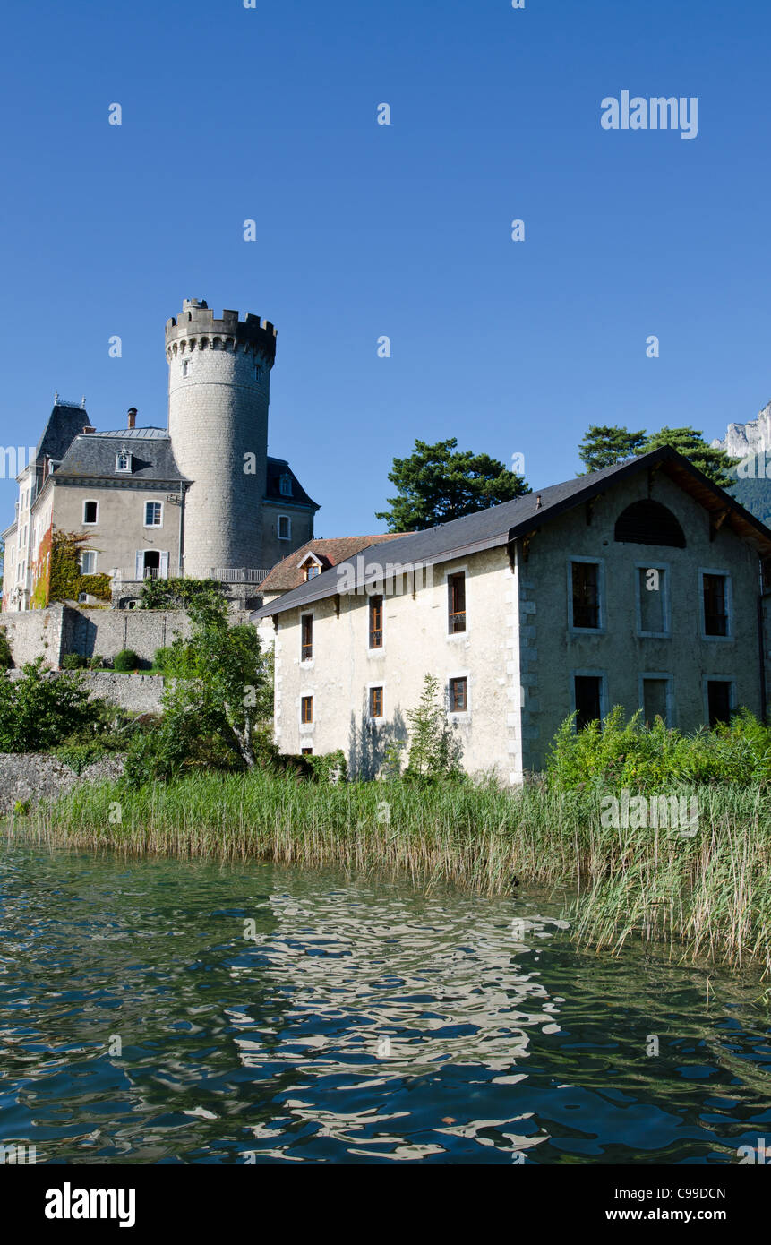 Chateau de Ruffy Duingt See Annecy Haute Savoie Süd Ost Frankreich Stockfoto